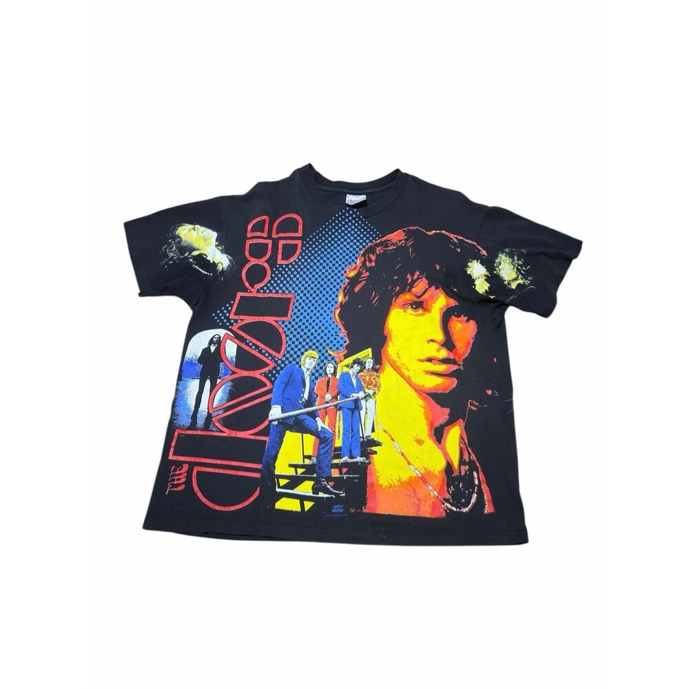 Vintage 1992 THE DOORS T-shirt XL AOP Jim Morrison Winterland Hanes USA
